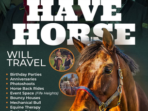 Have Horse, Will Travel!!! Inquire TODAY for your next occasion!