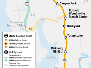 Stride bus rapid transit Creating fast, frequent and reliable transit connections north, east and south of Lake Washington
