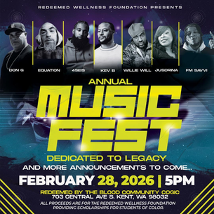 Redeemed Wellness Foundation Music Fest at Redeemed by the Blood Community COGIC