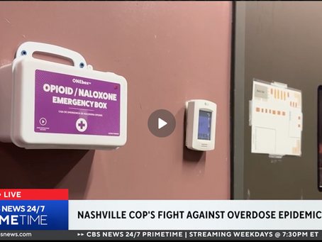 Nashville police officer's one-man fight against overdose epidemic