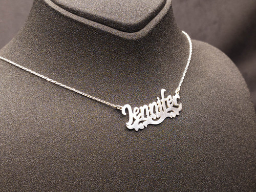 Sterling Silver Personalised Hand Cut 