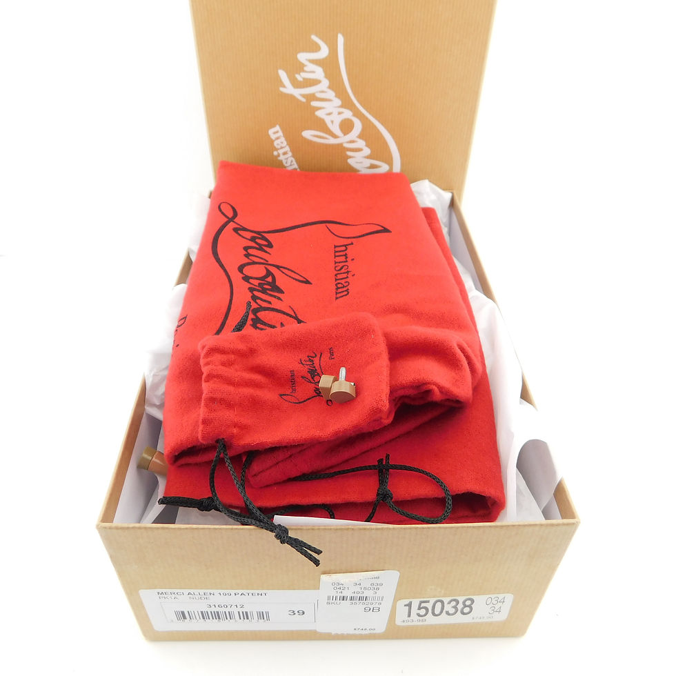 Thumbnail: CHRISTIAN LOUBOUTIN Size 8.5 MERCI ALLEN Heels Pumps Simple Style Shoes 39 Eur