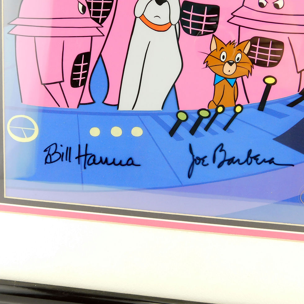 Thumbnail: Ruff and Reddy Limited Edition Hanna Barbera Signed cel
