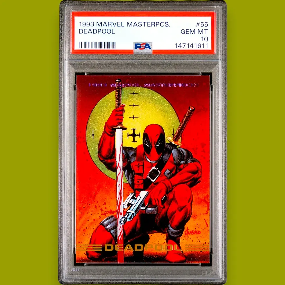 1993 Marvel Masterpieces #55 Deadpool PSA 10 Gem Mint