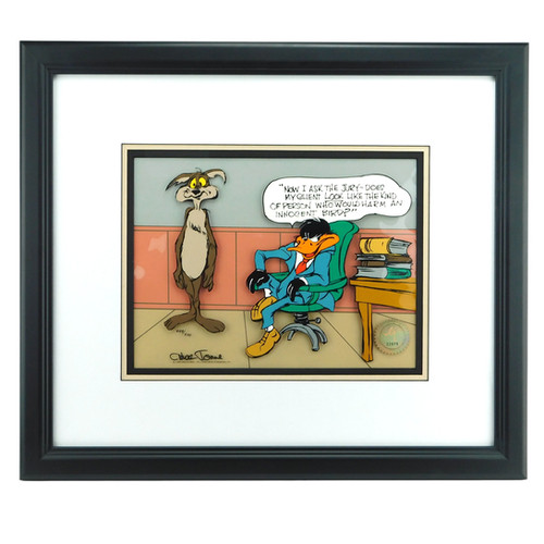 Wile E. Coyote COURTROOM Lawyer CHUCK JONES CEL Signed Limited