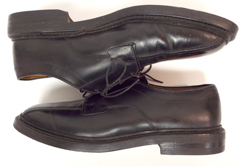 ALLEN EDMONDS HILLCREST Black Leather Oxford Size 7.5 US | FASHION
