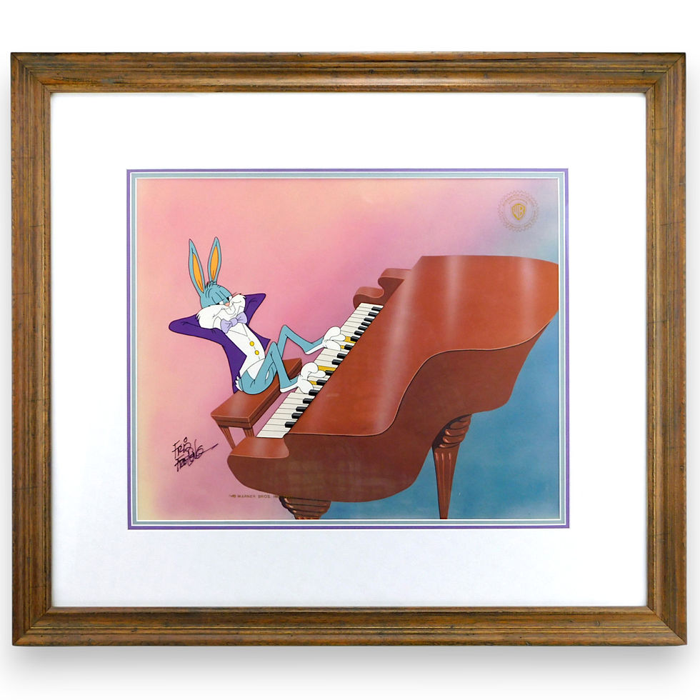 Bugs Bunny Rhapsody Rabbit Friz Freleng Signed Limited Cel