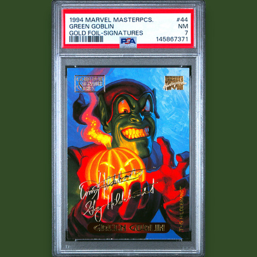1994 Marvel Masterpieces Signature 44 Green Goblin PSA 7