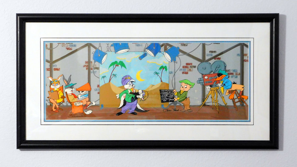 Thumbnail: Soundstage Chuck Jones limited edition signed cel featuring Looney Tunes