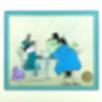 Bugs Bunny and Witch Hazel Chuck Jones Signed Animation Cel