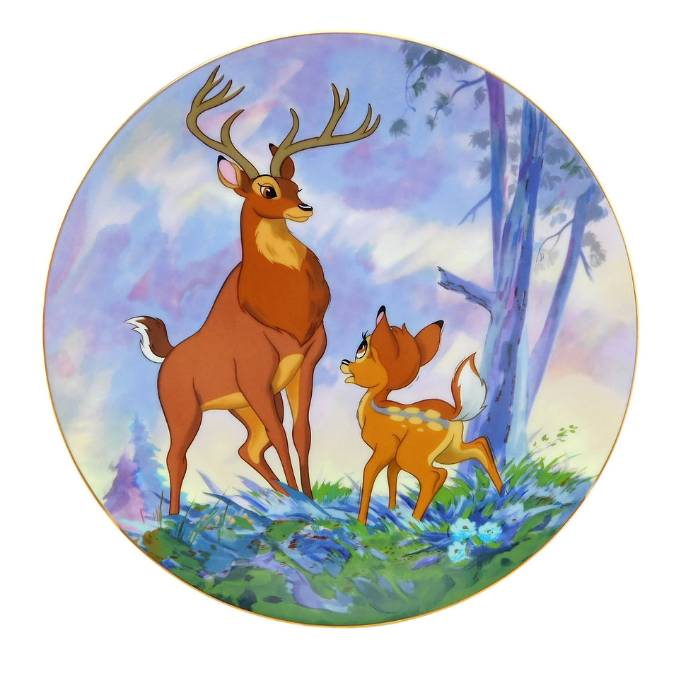 Bambi Limited Edition Disney Plate The Great Prince of the Forest