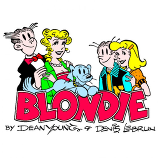 Blondie comic logo