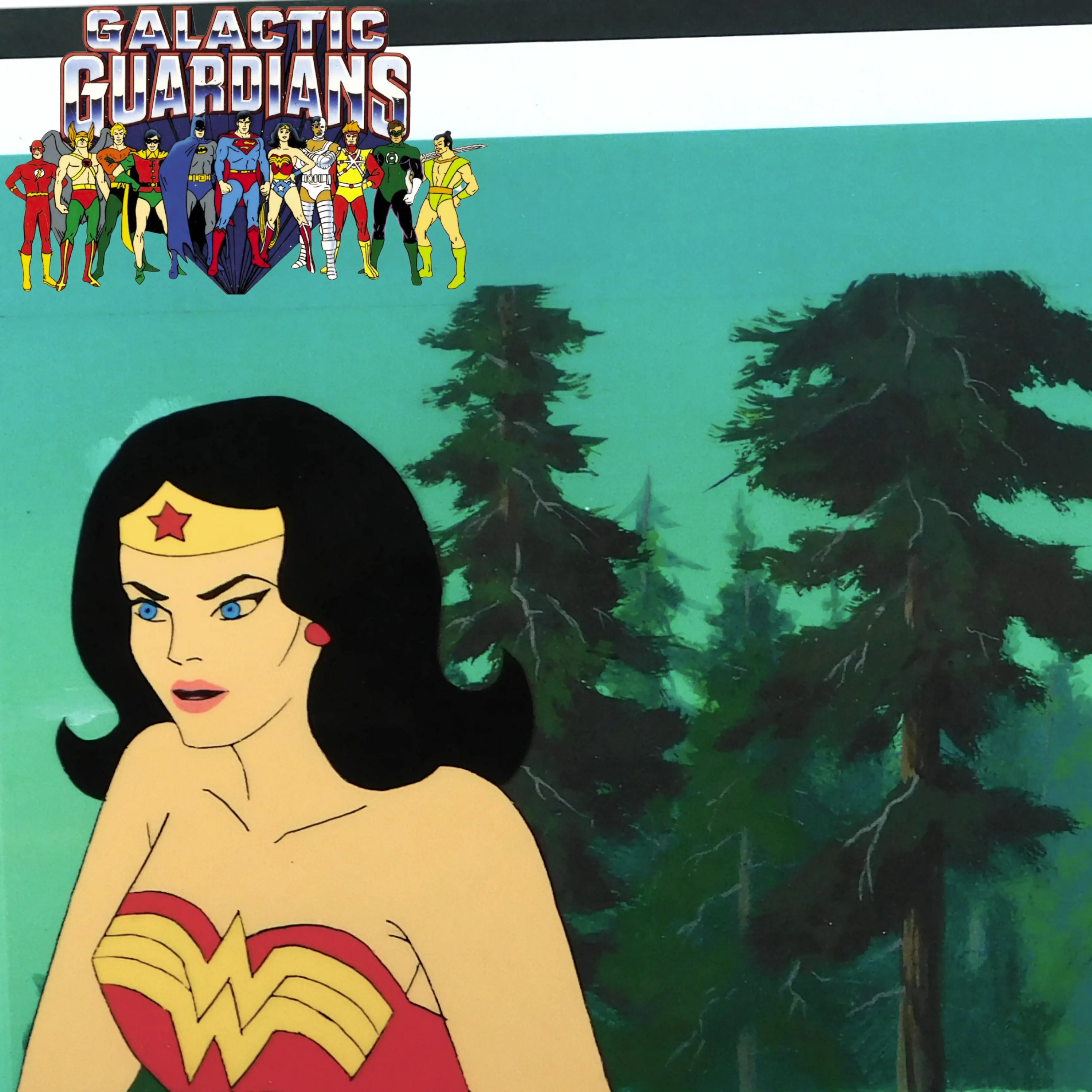 Wonder Woman Animation Production Cel from Hanna-Barbera #166