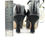 Thumbnail: GUCCI Size 7.5 TAIDE Caged Knee High Boots Heels Pumps Shoes 37.5 Eur