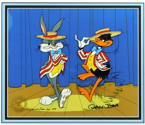 Bugs Bunny Daffy Duck Chuck Jones Cel Signed Limited Edition Art