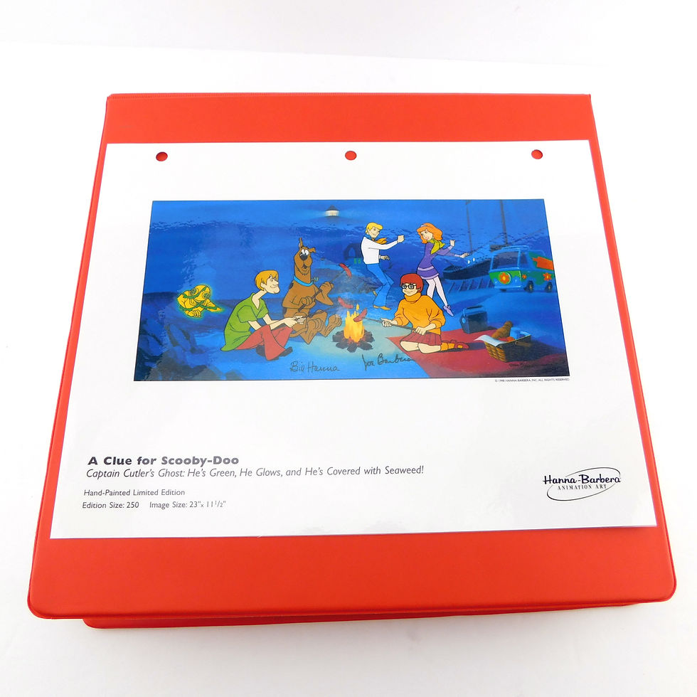 The Dynamic Duo Batman Robin Warner Bros Gallery Laminated Cel Promo Binder Page