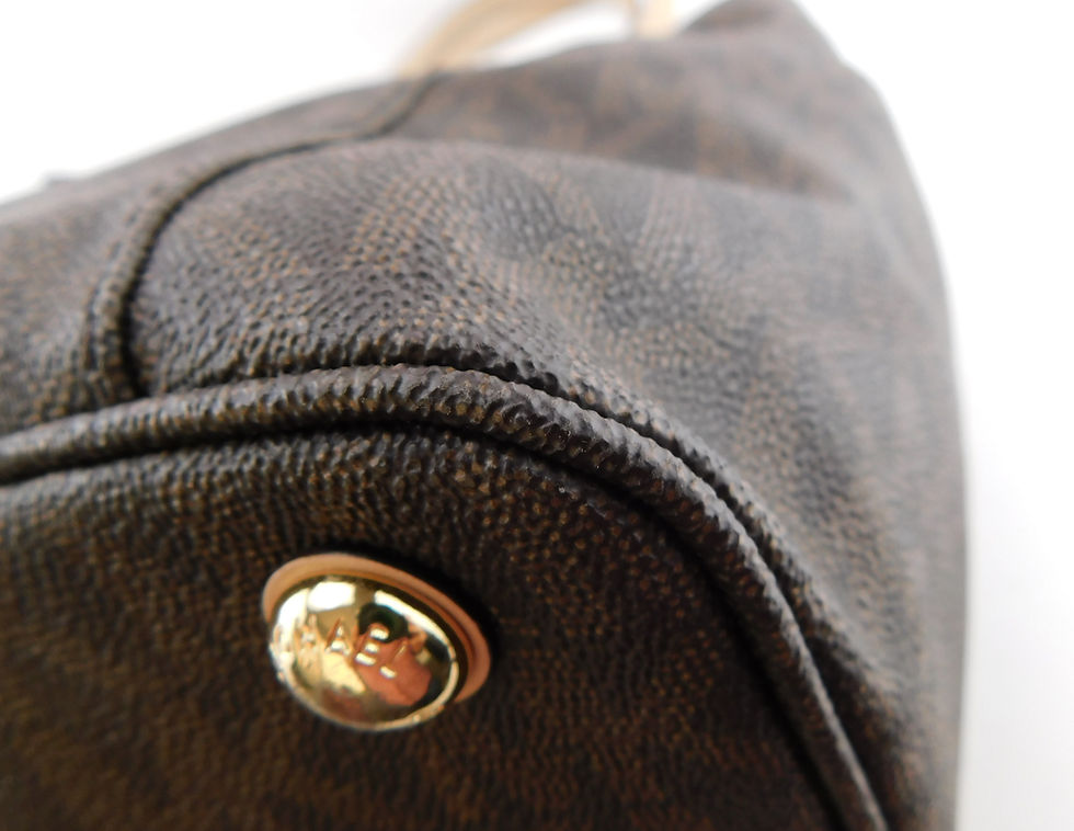 Thumbnail: MICHAEL KORS MK Logo Signature PVC Shopper Tote