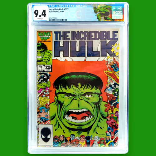 INCREDIBLE HULK 325 CGC 9.4 Custom Label | ANIMATION AMERICA