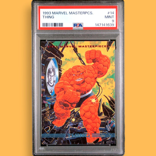 1993 Marvel Masterpieces 14 Thing PSA 9 | ANIMATION AMERICA