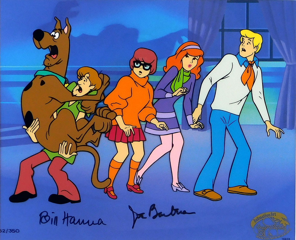 Thumbnail: WEREWOLF THEREWOLF SCOOBY DOO Signed Hanna Barbera Cel Art Limited Edition Cell