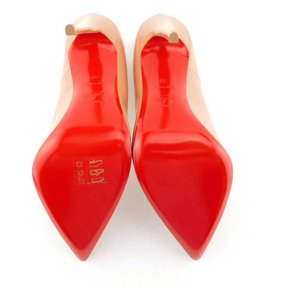 Thumbnail: CHRISTIAN LOUBOUTIN Size 7.5 SO KATE Nude Blush Heels Pumps Shoes 38 Eur