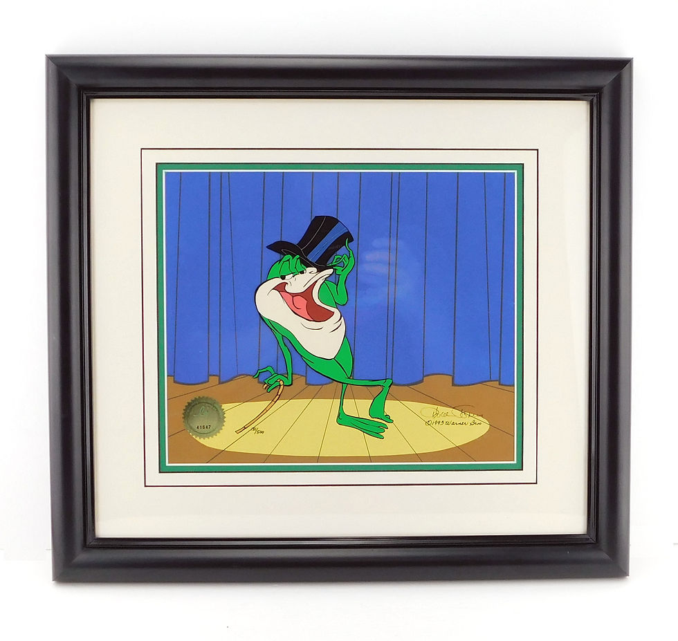Thumbnail: MICHIGAN J. FROG V Chuck Jones Limited Signed Cel Art Warner Bros. Gallery