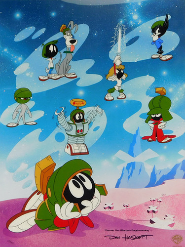 MARVIN the MARTIAN DAYDREAMING Cel Limited Edition Art | ANIMATION