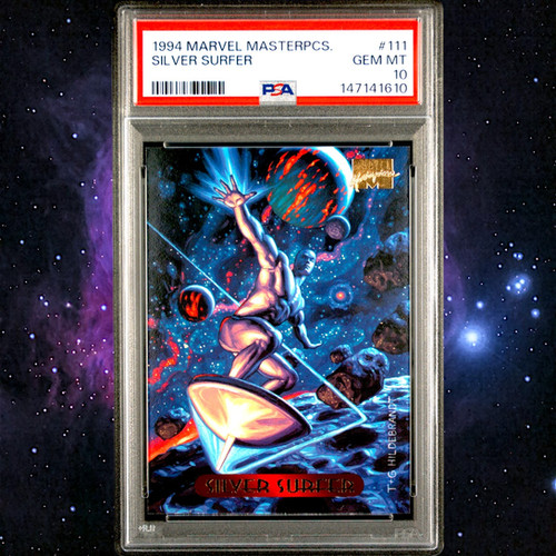 1994 Marvel Masterpieces Silver Surfer #111 PSA 10 | ANIMATION AMERICA