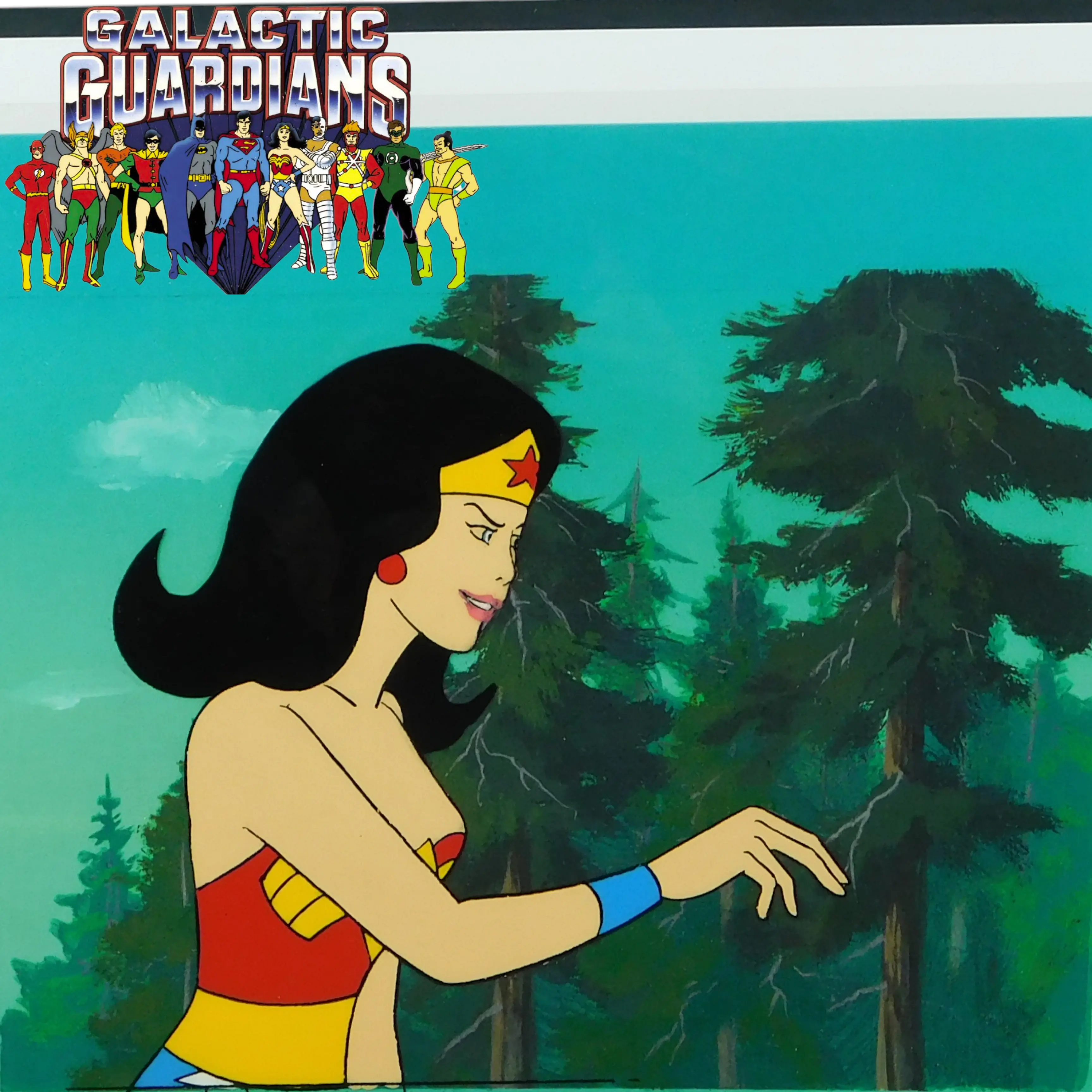 Wonder Woman Animation Production Cel from Hanna-Barbera #W10
