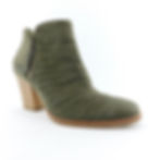 PAUL GREEN Size 7.5 MALIBU Green Nubuck Ankle Boots 5 EU