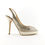 Thumbnail: JIMMY CHOO Size 7.5 CLUE Champagne Glitter Slingback Heels Pumps Shoes 37.5 Eur