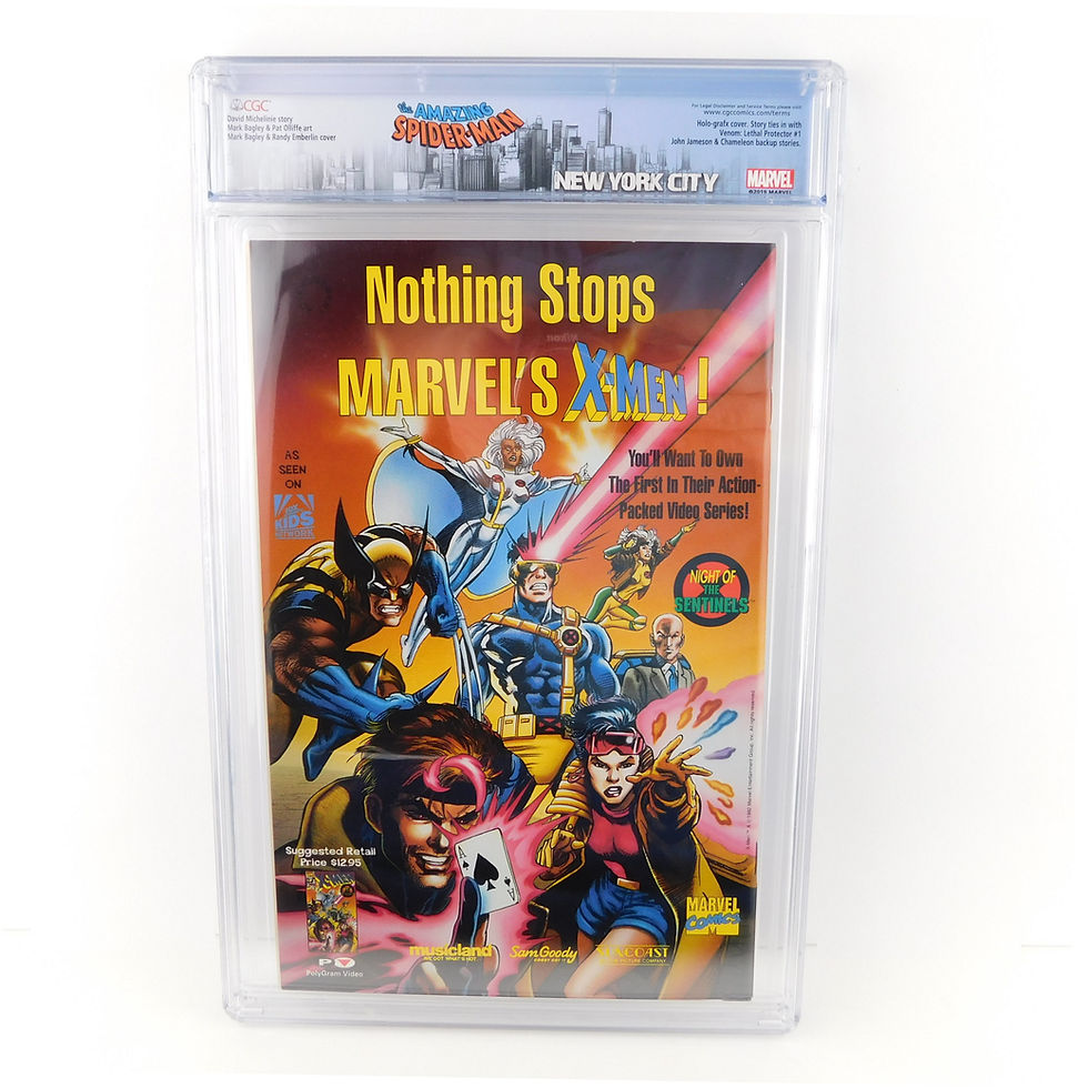 Thumbnail: AMAZING SPIDER-MAN #375 CGC 9.8 holofoil 1st app Ann Weying Custom Label