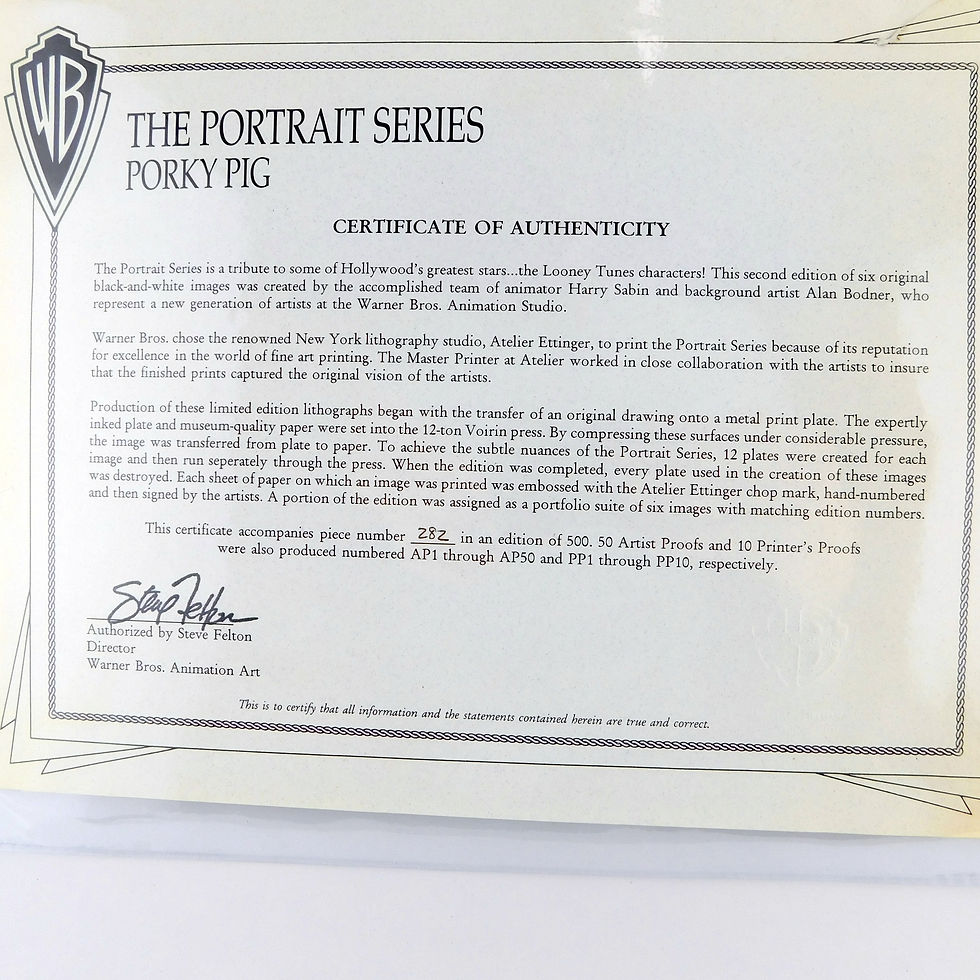 Thumbnail: Looney Tunes Portrait by Harry Sabin and Alan Bodner