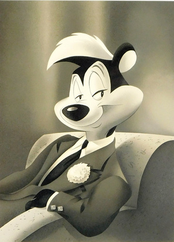 PEPE LE PEW Rare Harry Sabin Alan Bodner Portrait Series Limited