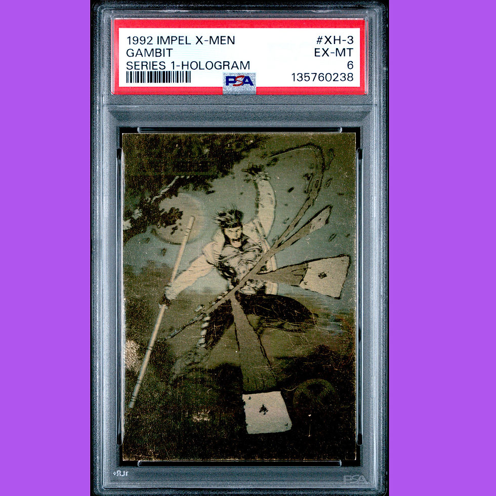 1992 Impel X-Men Series 1 Gambit Hologram #XH-3 PSA 6