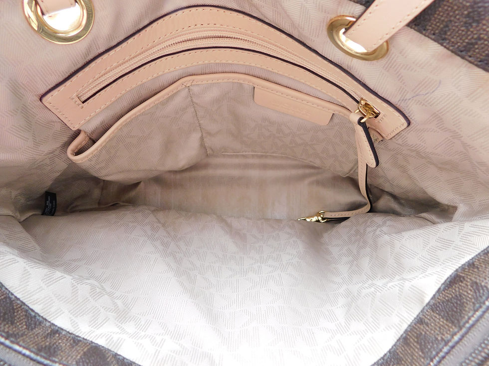 Thumbnail: MICHAEL KORS MK Logo Signature PVC Shopper Tote