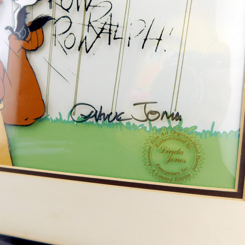 gulf 直筆サイン cathy doll ポスター MARC ANTHONY & PUSSYFOOT Chuck Jones Signed Cel Limited Art