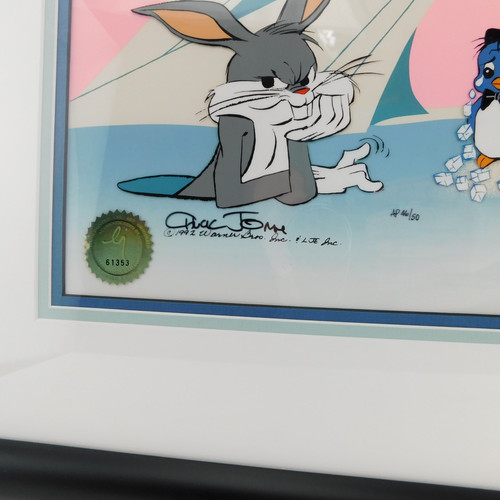 FRIDGED HARE Chuck Jones Bugs Bunny w/ Penguin 1992 Limited