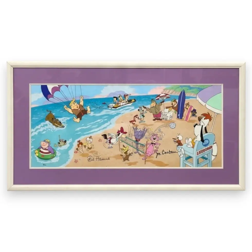 ENDLESS SUMMER Hanna Barbera Scooby Doo Yogi Flintstone Cel Limited Edition Art