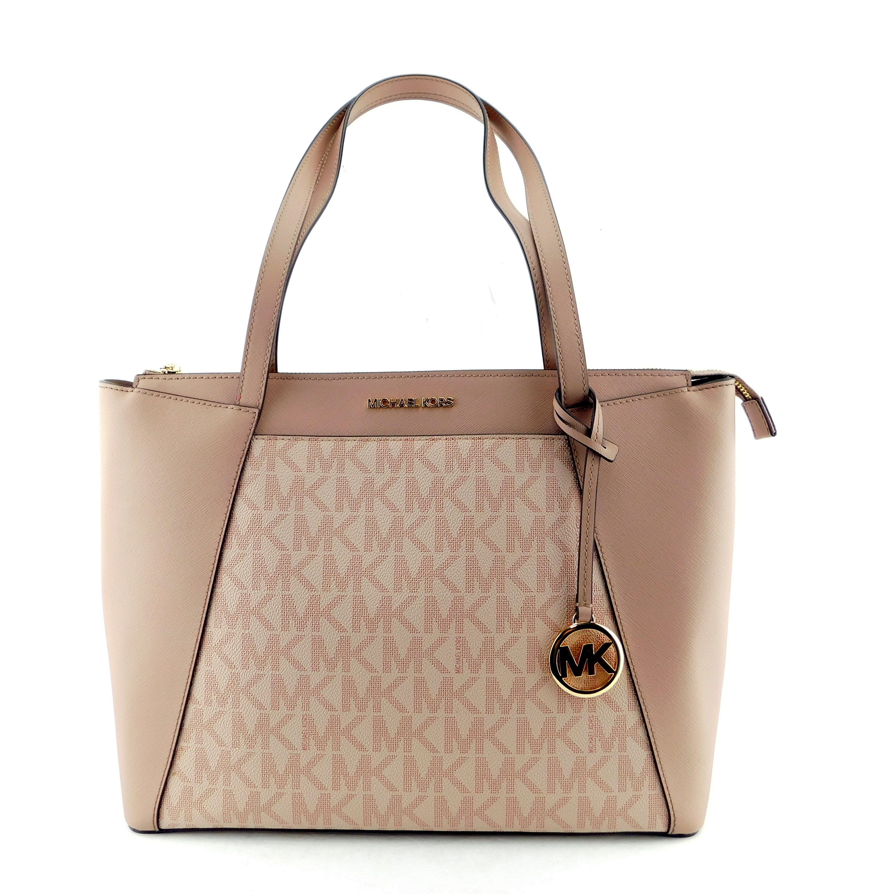 MICHAEL KORS Tote WHITNEY Blush Makeup Signature Shoulder Bag
