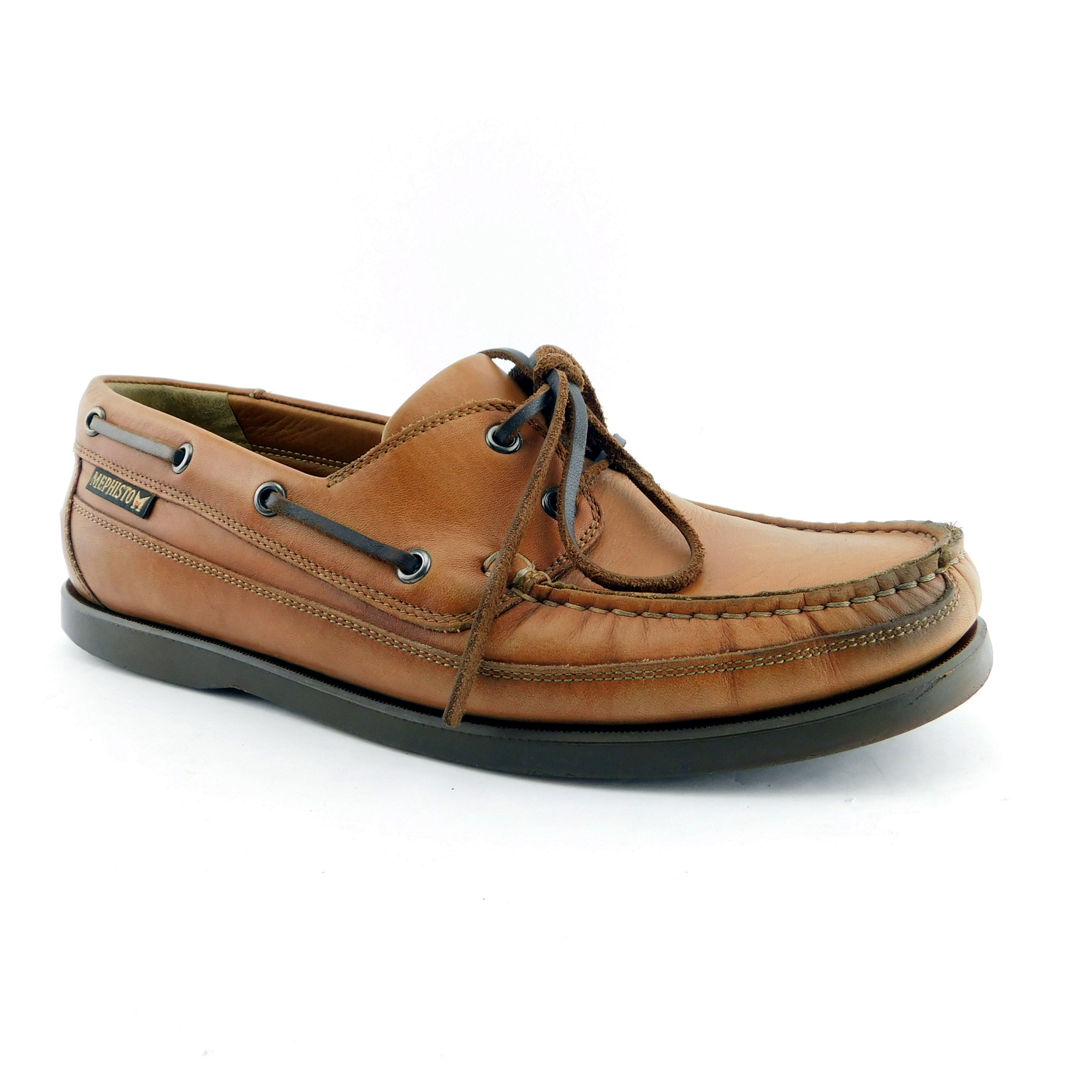 MEPHISTO Spinnaker Size 9 HURRIKANE Brown Boat Shoes
