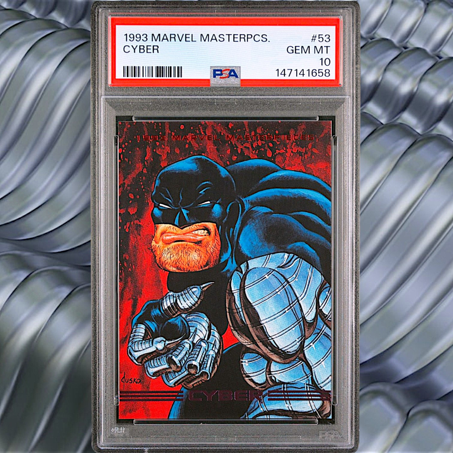 1993 Marvel Masterpieces #53 Cyber PSA 10