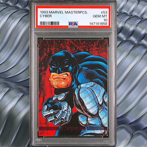 1993 Marvel Masterpieces #53 Cyber PSA 10 | ANIMATION AMERICA