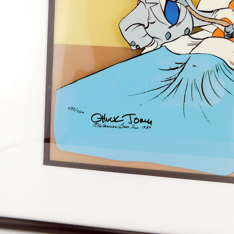 Thumbnail: BUGS BUNNY Sick Carrot Chuck Jones Doctor Physician Signed Cel Art Looney Tunes