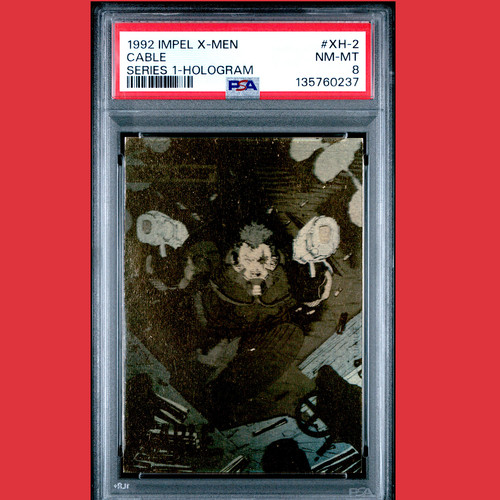 1992 Impel X-Men Series 1 Cable Hologram #XH-2 PSA 8 NM-MT