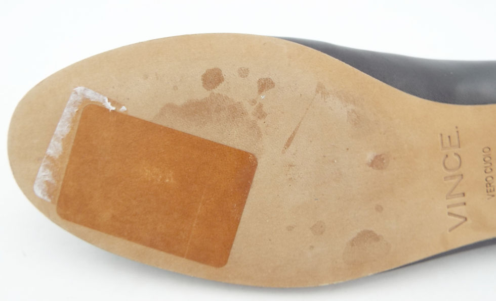 Thumbnail: VINCE Black Soft Leather Slip-on Ballet Flats 9
