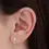Miniature : Maria TASH - Boucle d’oreille traditionnelle Diamond Delia Dangle