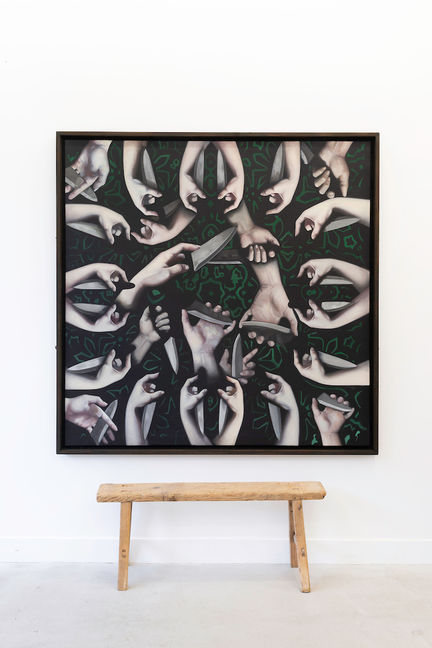 Knife Dance (Green) by Fa Razavi