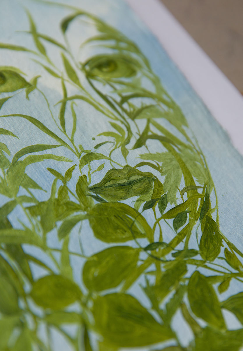 Thumbnail: Green Woman by Xanthe Burdett