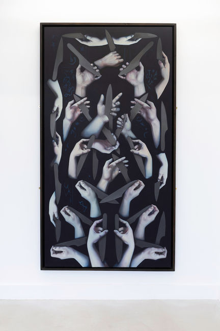 Knife Dance (Blue) by Fa Razavi